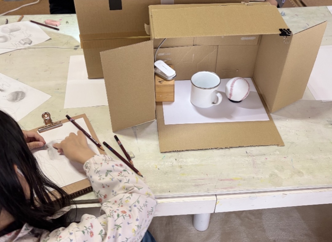 こどもアート教室 デッサンワークショップ